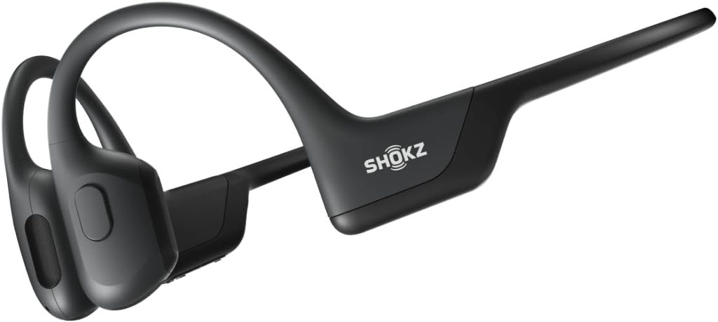 SHOKZ OpenRun Pro - Open-Ear Bluetooth Bone Conduction Sport Headphones - Sweat Resistant Wireless Earphones for Workouts and Running with Premium Deep Base - Built-in Mic, with Hair Band